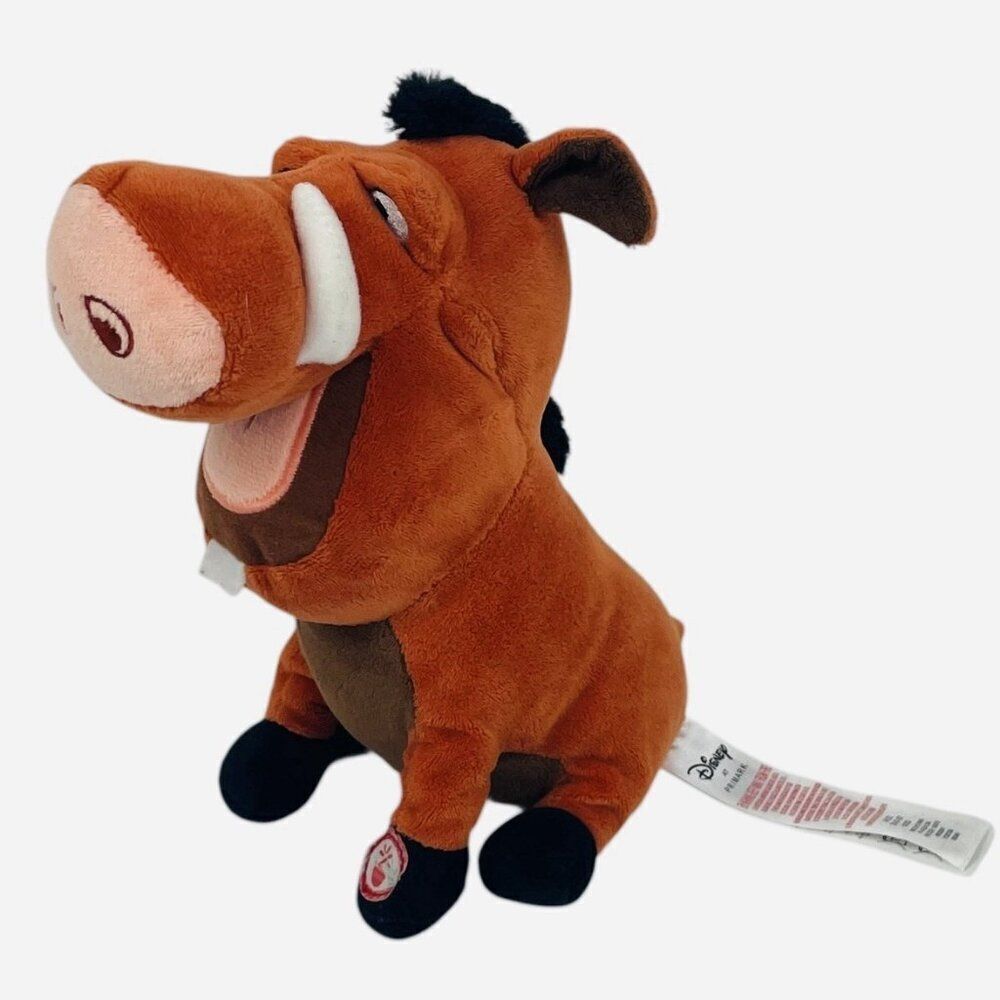 Disney at Primark The Lion King Pumbaa Plush Light Up Cheeks UK Exclusive - Picture 1 of 15